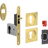 Kit Porta Scorr Nicchia Quadra Yale Easy G500T Oro Lu- 1,0 Pz