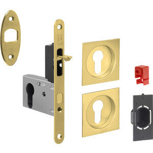 Kit Porta Scorr Nicchia Quadra Yale Easy G500T Oro Lu- 1,0 Pz