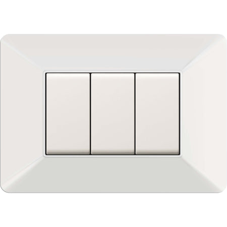 Placca Easy Matix Bianco 3P- 10,0 Pz