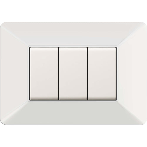 Placca Easy Matix Bianco 3P- 10,0 Pz