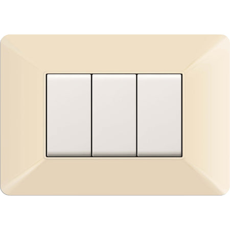 Placca Easy Matix Avorio 3P- 10,0 Pz