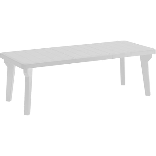 Tavolo Bergen 160/220X90X74H Bianco- 1,0 Pz