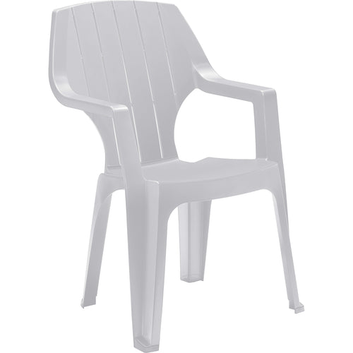 Poltrona Resina Alta Bianco- 1,0 Pz