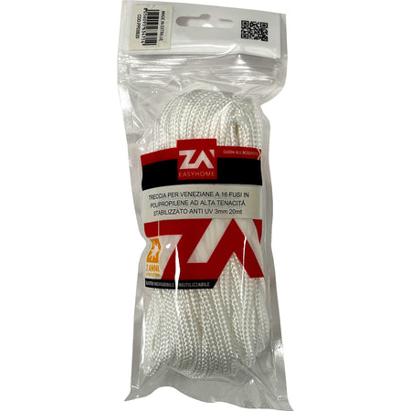 Laccio Per Veneziane Cf 20 M Bianco- 1,0 Confezione