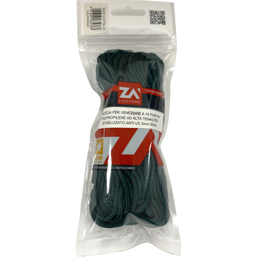 Laccio Per Veneziane Cf 20 M Verde Scuro- 1,0 Confezione