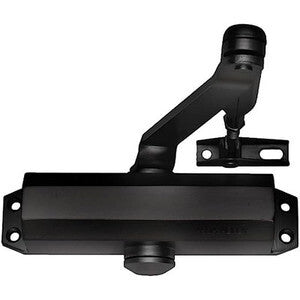 Chiudiporta Dc110 Certificato C/Fermo Nero- 1,0 Pz