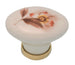 Pomolo Porcellana Ovale C/Base F/13 24X34X25 Mm- 25,0 Pz