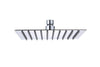 Soffione Doccia Inox Quadro 200X200 Mm Groenla- 1,0 Pz