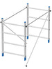 Alzata Alluminio Per Dinamico 100 Cm- 1,0 Pz