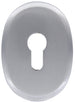 Bl Bocchetta Profilo Europeo Copriviti Cromo Sat- Metal Style- 1,0 Blister