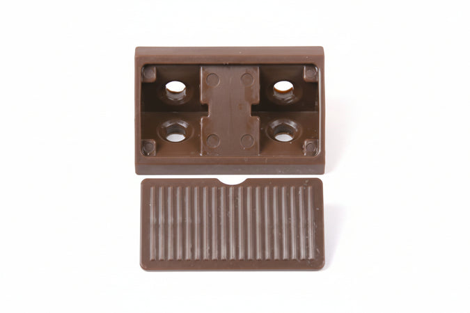 Giunzione Angolare In Plastica Marrone- 100,0 Pz