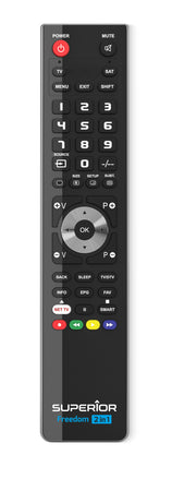Telecomando Tv Superior Universale Freedom 2 In 1- 1,0 Pz