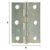 Cerniera Perno Fisso 838 Acc Zin Pesan 28,5X1,4X30 Mm- 24,0 Pz