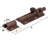 Catenaccio Portalucchetto 248 Bronz 105 Mm- 10,0 Pz