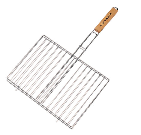 Graticola Doppia S/Piedi Barbecue 40X29 Camping- 1,0 Pz
