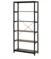 Industrial Libreria Metal/Quercia 80X30X180 Cm- 1,0 Pz