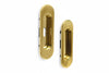 Maniglia Ovale Porta Scorr C/Foro E Senza Cro Sat- 1,0 Pz