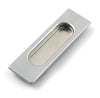 Maniglia Quadra Porta Scorr C/Foro E Senza Cro Sat- 1,0 Pz