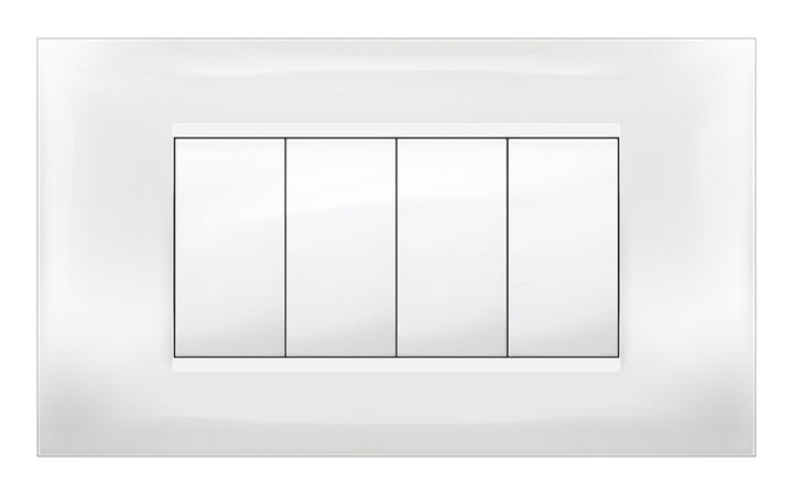 Placca Mivida Plana Bianco 4P- 1,0 Pz