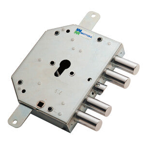 Mottura 89C855 Serratura Tripl Cil Eu Sx C/Bloc- 1,0 Pz