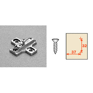 Salice Basetta Reg Per Cerniere B2R3E69 H 6- 50,0 Pz