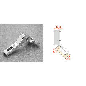 Salice Cerniera C2Abm99 Collo 45 Ang Posit- 25,0 Pz
