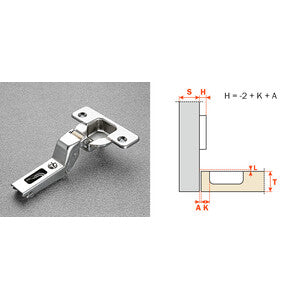 Salice Cerniera C2Abp99 Collo Alto 18 Standard- 50,0 Pz