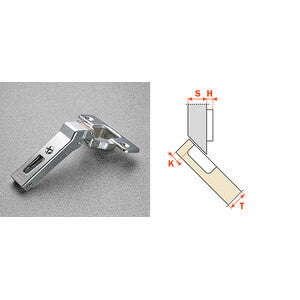 Salice Cerniera C2Abv99 Collo 45 Ang Pos Sormonto- 25,0 Pz