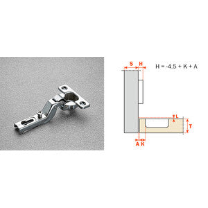 Salice Cerniera Mini C6A7S99 Collo Medio 9- 25,0 Pz