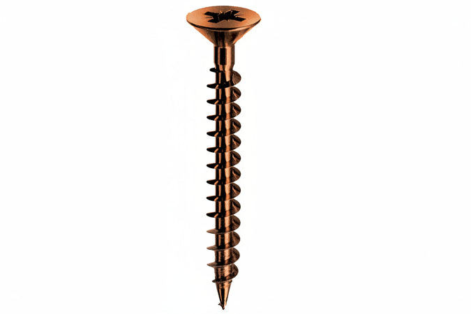 Sc Viti Per Legno Bronzate Tp 6 X80 (Pz. 10)*- Mustad- 5,0 Pz