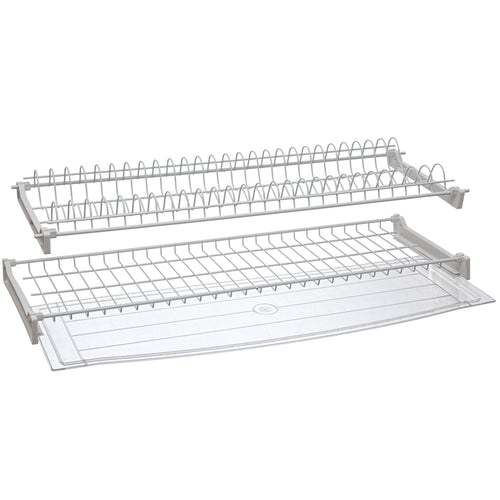 Kit Colapiatti Alluminio C/Vaschetta 86 Cm Cromo- 1,0 Confezione