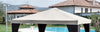 C Top Ricambio P/Gazebo Legno 3X3 Poliest Bianco- I Giardini Del Re- 1,0 Pz