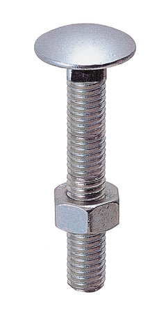 Sc Bullone C/Dado Ttdq 6X 16Mm Zincato 20 Pz- Bulloneria Del Toce- 1,0 Pz