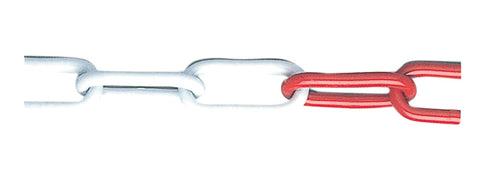 Catena Acciaio Bianco Rosso D 5 Mm Da 25 M- 25,0 Ml