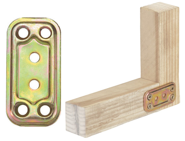 Piastra 748 Diritta Acciaio Tropic 30X60 Mm- Aldeghi Luigi Spa- 100,0 Pz