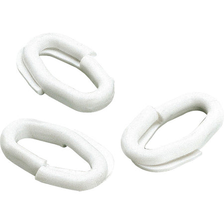 Anello Giunzione P/Catena Plastica D 6 Bianco- 50,0 Pz