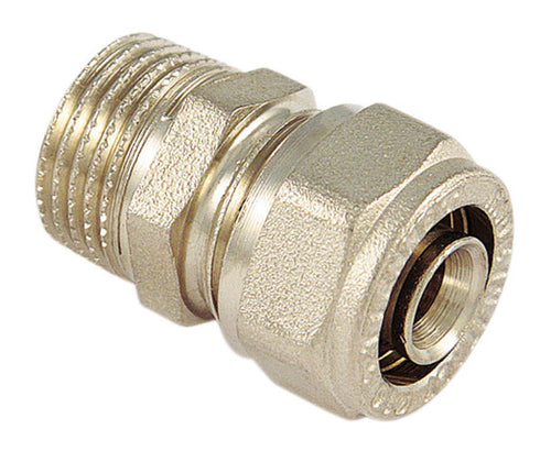 Raccordo Diritto M.16X1/2 P/Multistrato- Tiemme- 10,0 Pz