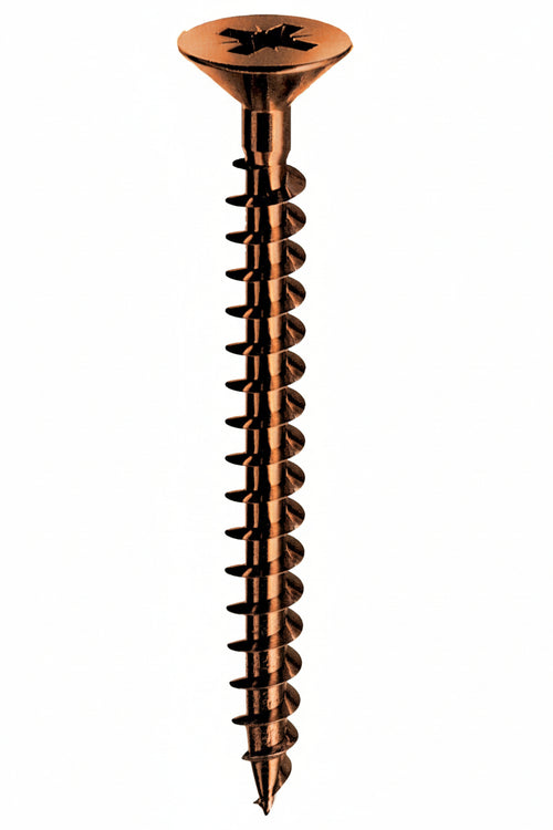 Sc Viti Per Legno Bronzate Tp 6 X50 (Pz. 10)*- Mustad- 5,0 Pz
