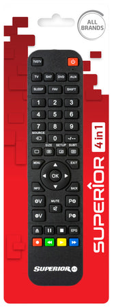 Telecomando Tv Superior Programmabile 4 In 1- 1,0 Pz