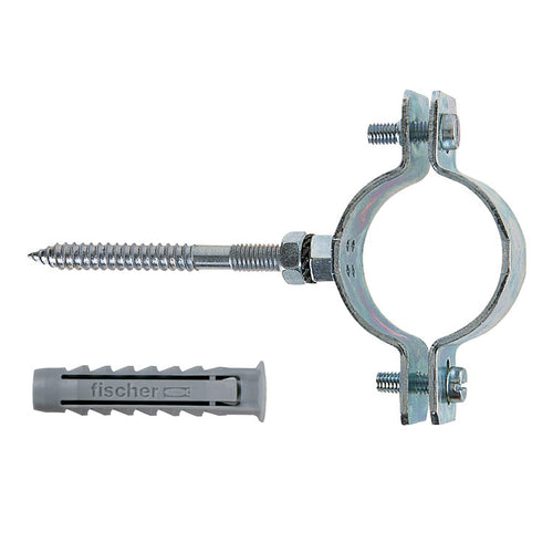 Fischer Collare P/Tubi Cpt 3/8 C/Vite E Tassello- Fischer Italia- 100,0 Pz