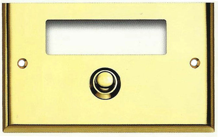 Campanello Ottone Gold Nettuno C/Finestra L V- 1,0 Pz