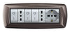 Placca Life Living Plast Alluminio Notte 7P- Elettrocanali- 1,0 Pz