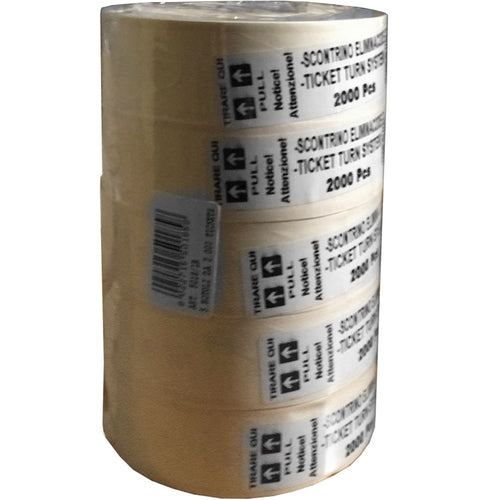 Rotolo 2000 Etichette Elimina Code- 5,0 Pz