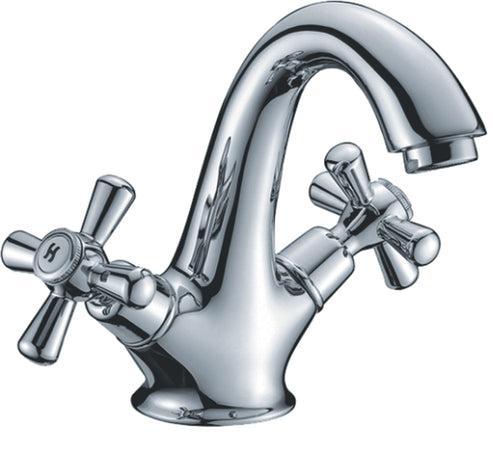 Serie Sofia Mod.A Lavabo Croce Cromo- Rubinetterie Associate- 1,0 Pz