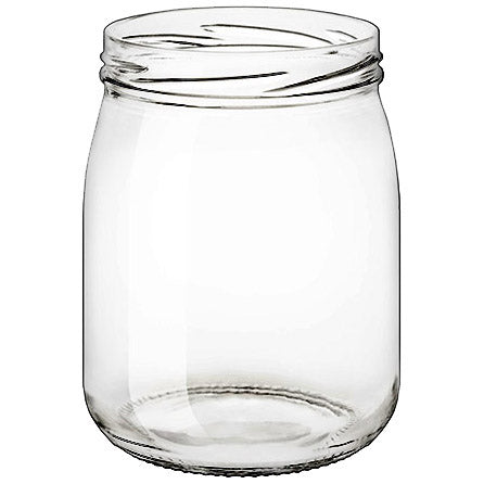 Barattolo In Vetro 580 Cc Bocca D 82 Mm- 15,0 Pz
