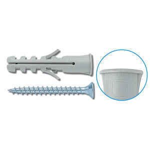 Elematic Conf.10 Tassello Eb/Va C/Bor 6 Mm C/Vite- Itw Construction Products Italy- 50,0 Confezione