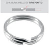 Sc Anello Portachiavi 25 Mm 20 Pz*- Diesse- 5,0 Pz