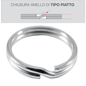 Sc Anello Portachiavi 30 Mm 10 Pz*- Diesse- 5,0 Pz