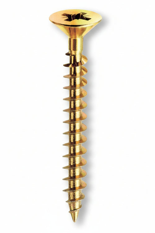 Sc Viti Per Legno Ottonate Tp 4 X25 (Pz. 30)*- Mustad- 5,0 Pz