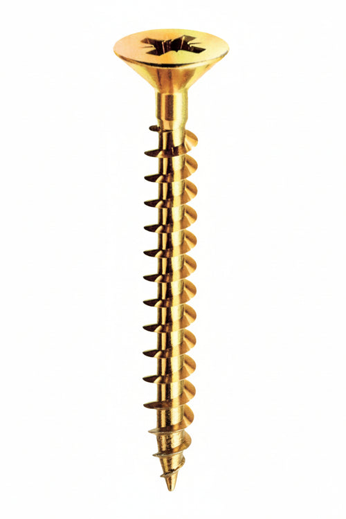 Sc Viti Per Legno Ottonate Tp 4,5X50 (Pz. 20)*- Mustad- 5,0 Pz